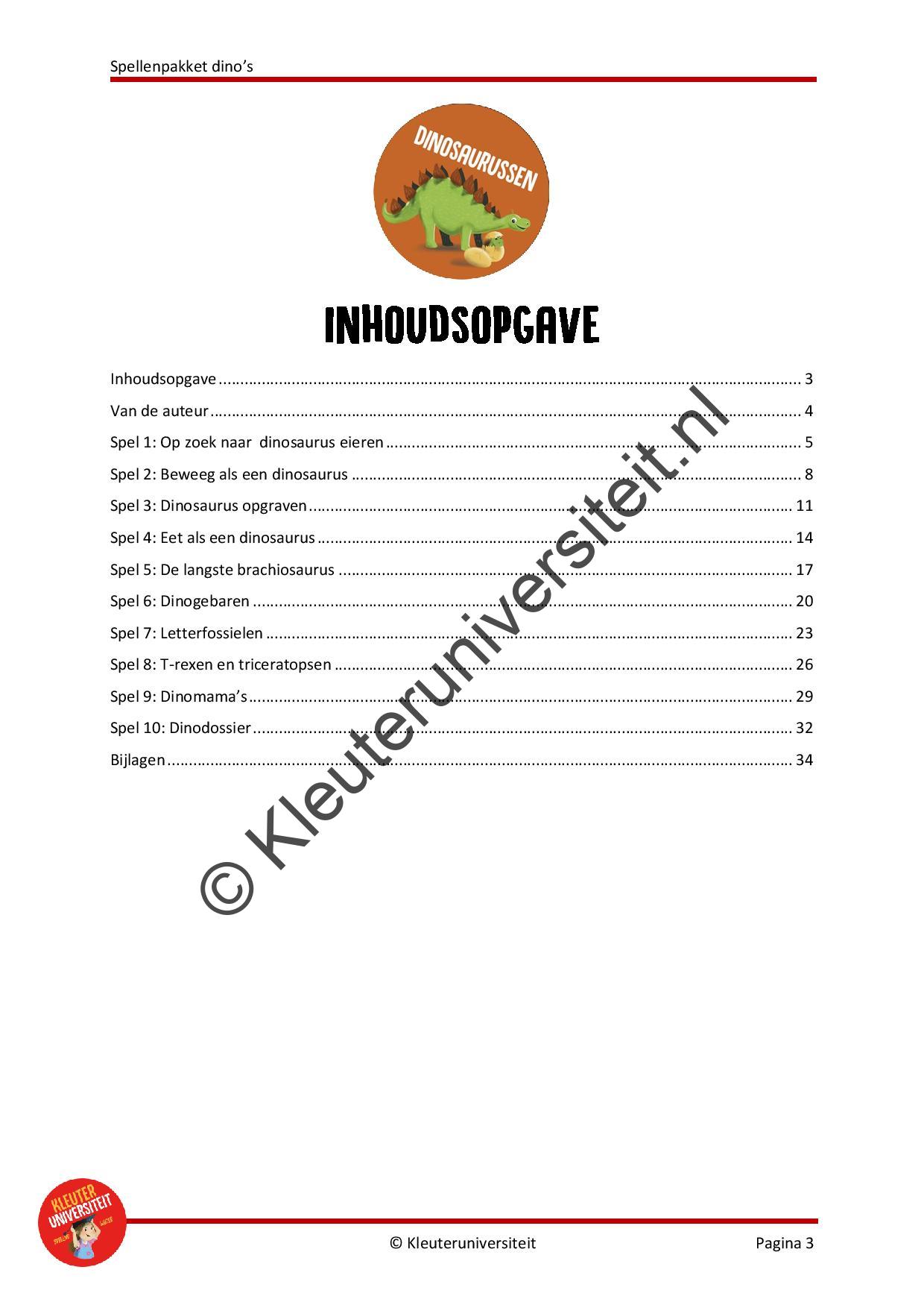 Spellenpakket dino's - Afbeelding 2