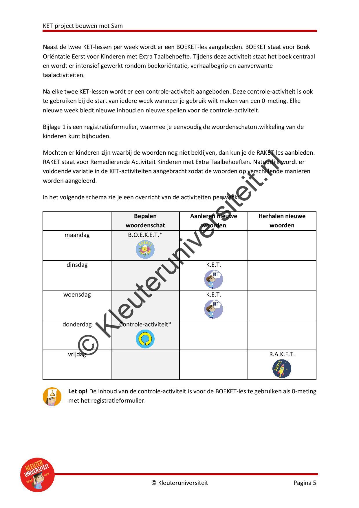 KET project Bouwen met Sam - Afbeelding 4