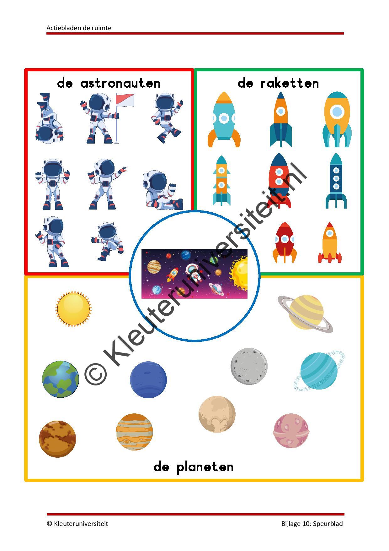 Actiebladen de ruimte - Afbeelding 7
