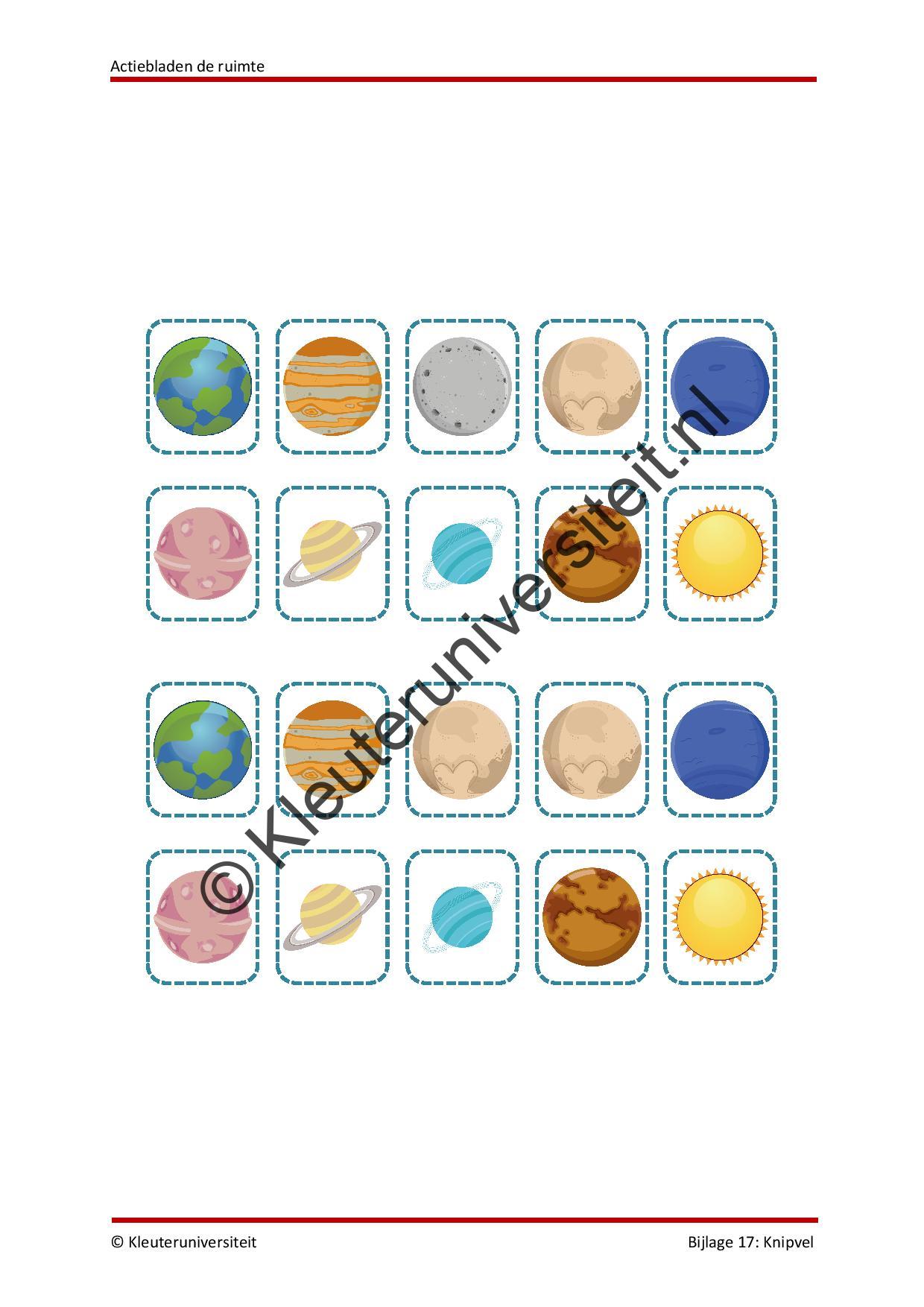 Actiebladen de ruimte - Afbeelding 8