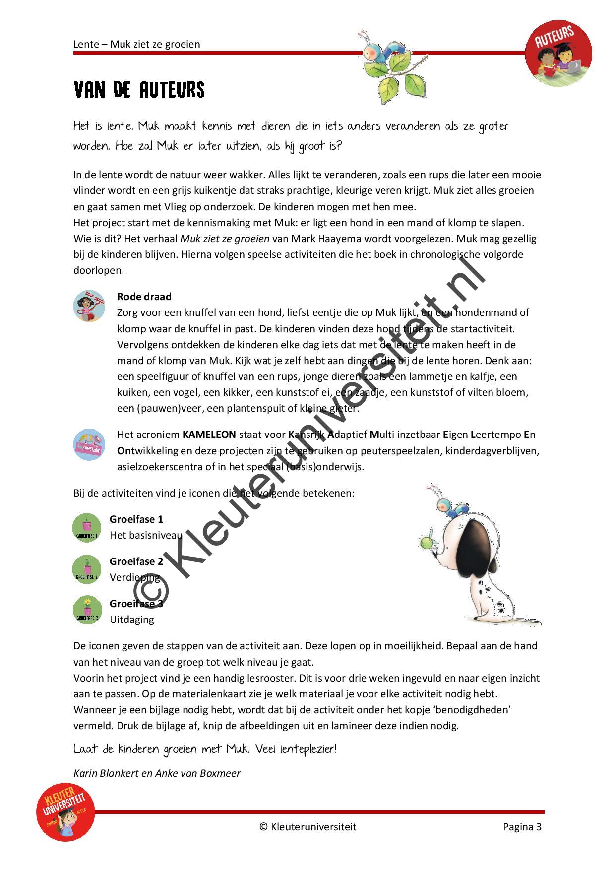 Lente - Muk ziet ze groeien - KAMELEON - Afbeelding 2