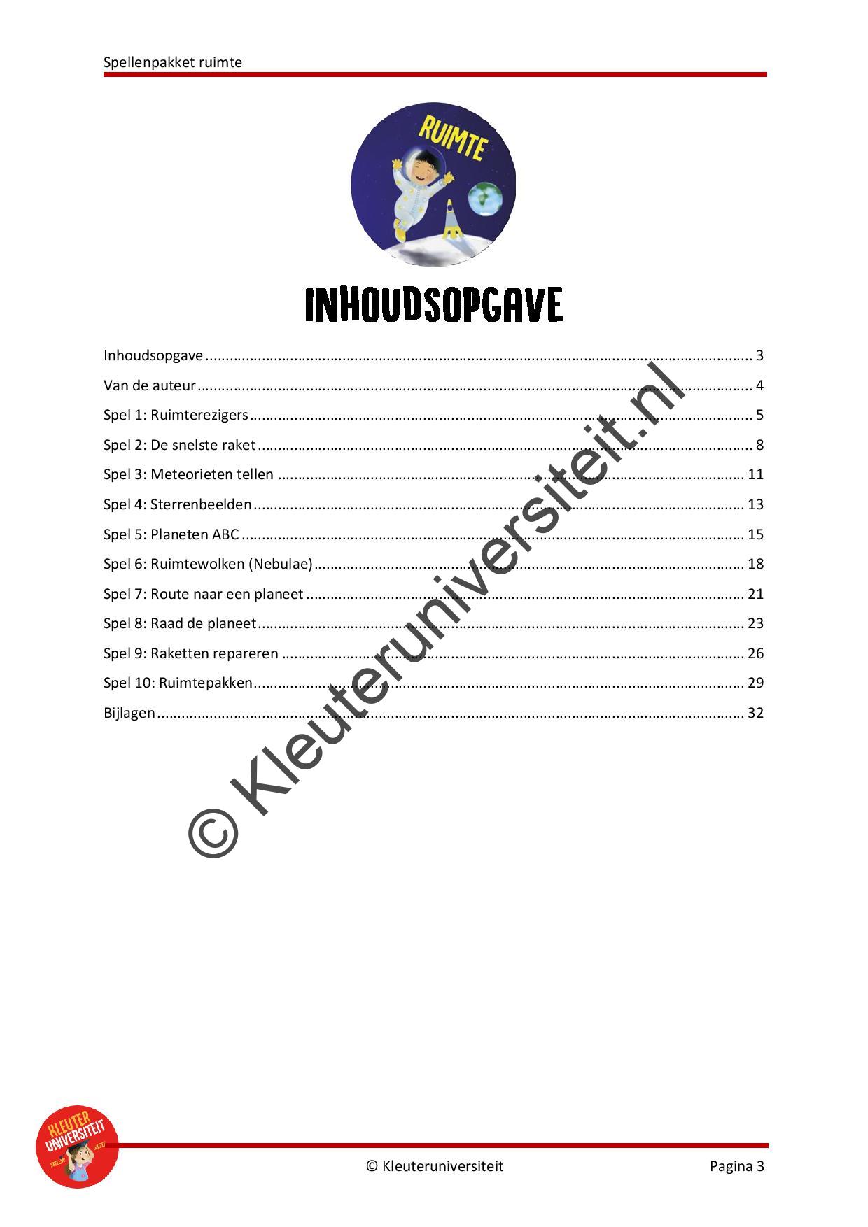 Spellenpakket ruimte - Afbeelding 2
