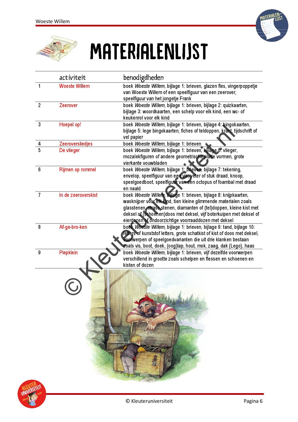 Woeste Willem - piraten - Afbeelding 3