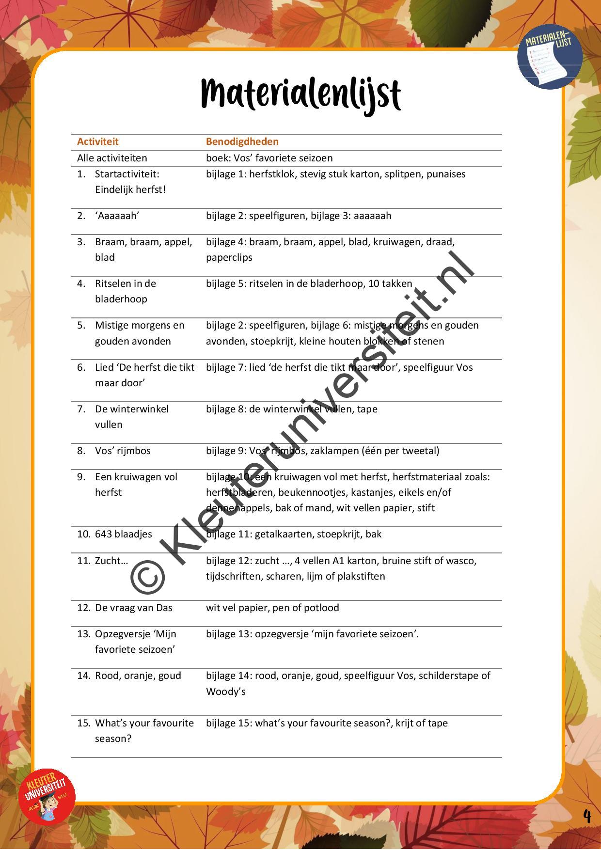 Vos' favoriete seizoen - Afbeelding 3