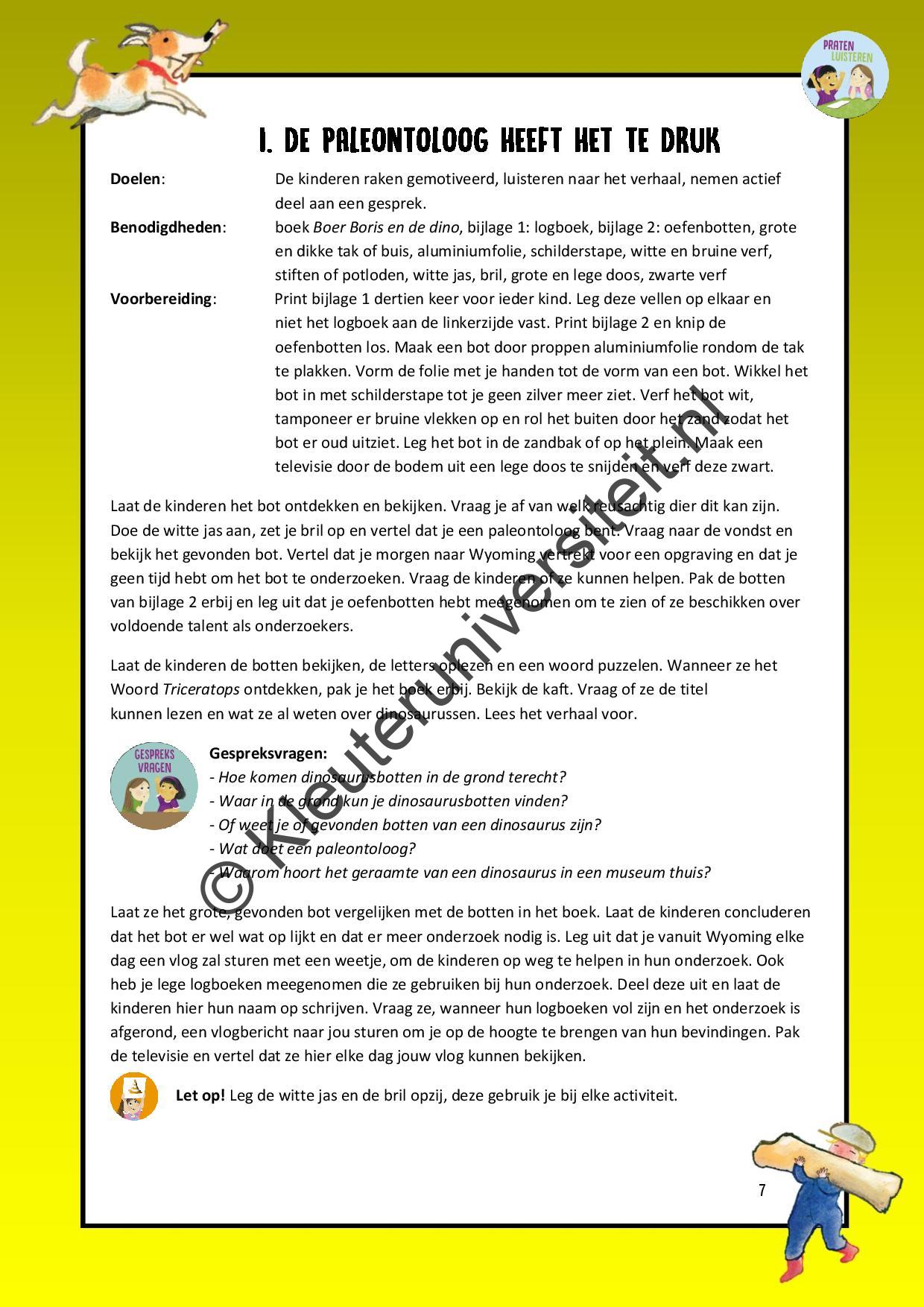 Boer Boris en de dino - plusproject - Afbeelding 5