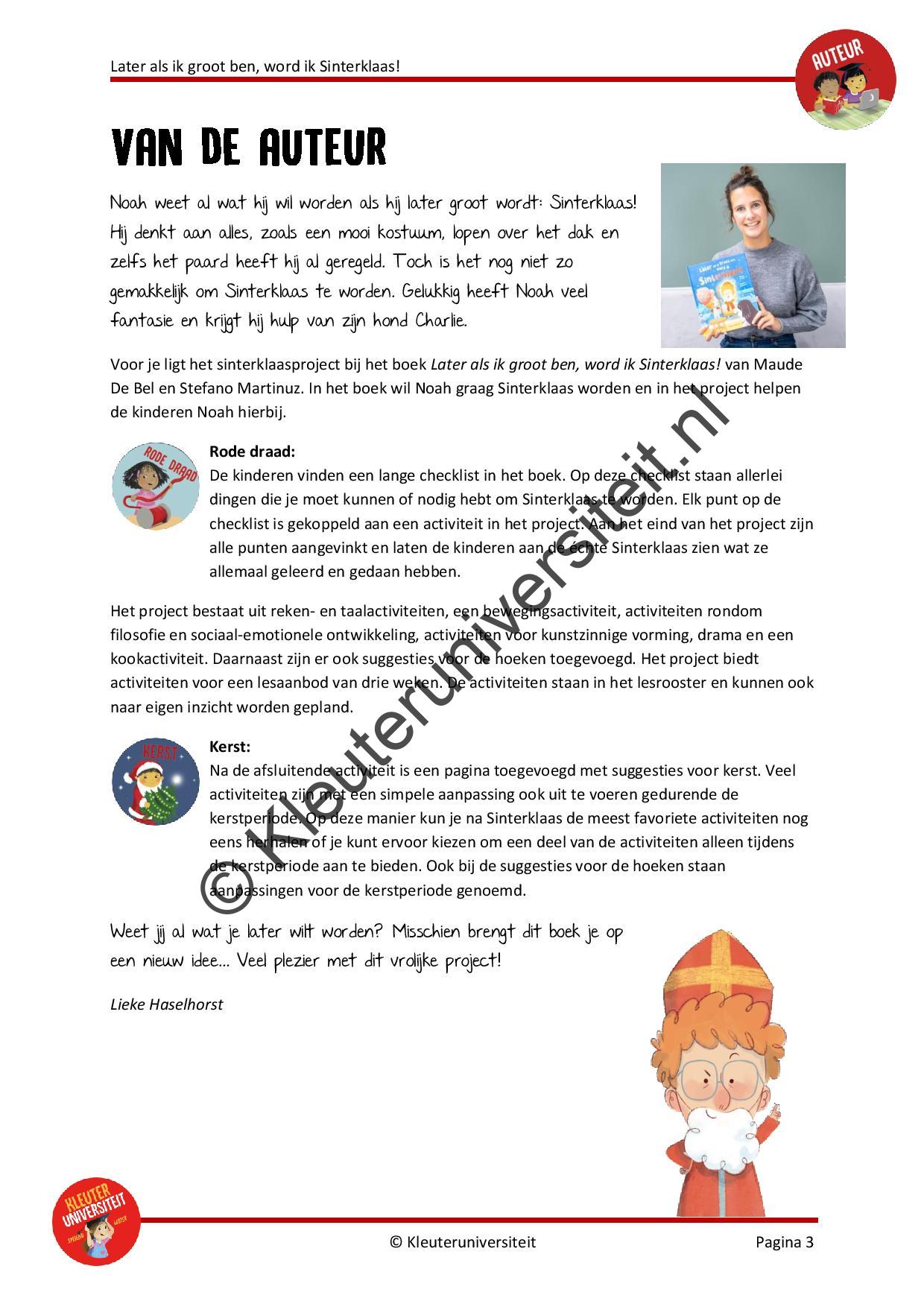 Later als ik groot ben word ik Sinterklaas - Afbeelding 2