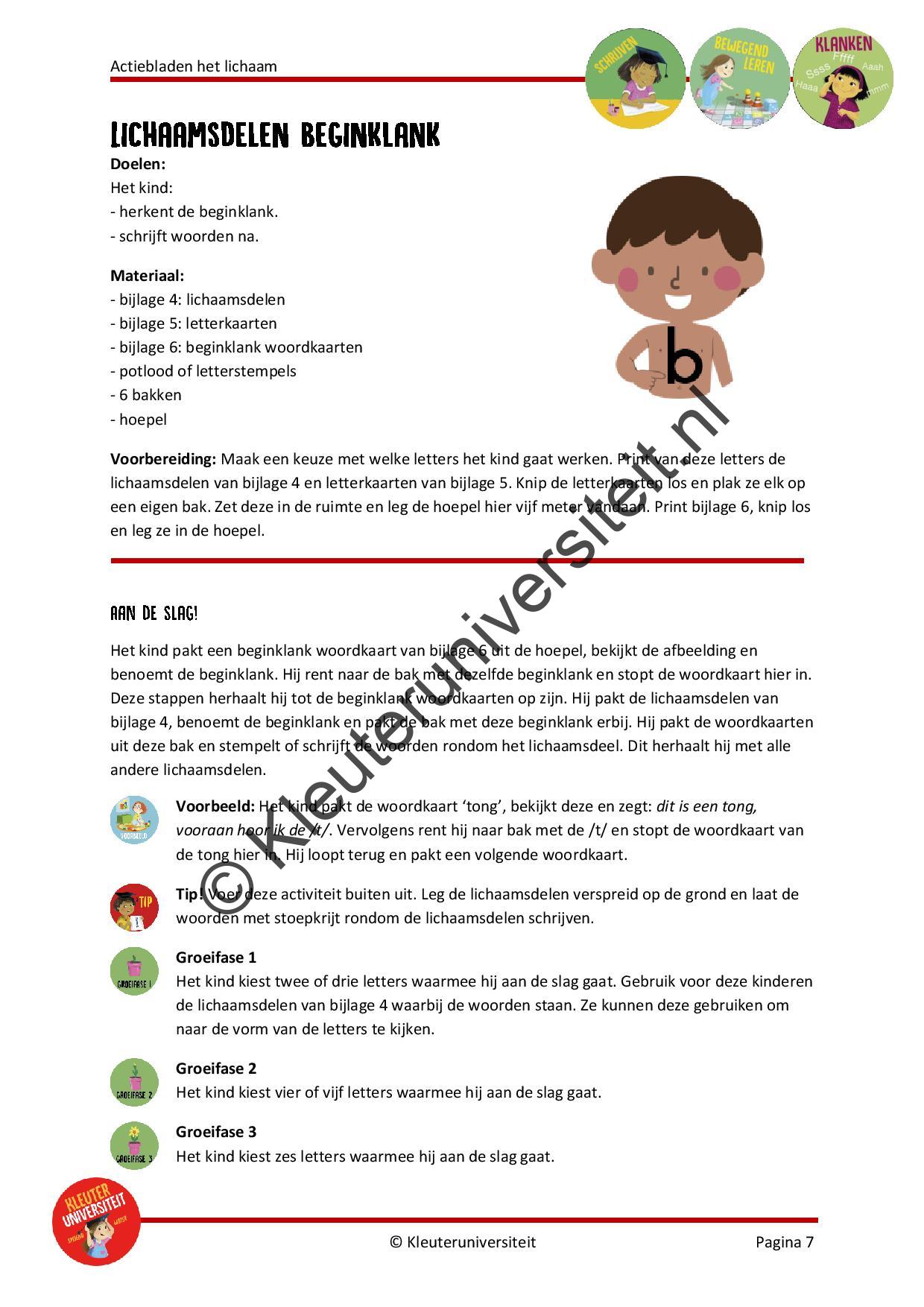 Actiebladen het lichaam - Afbeelding 6