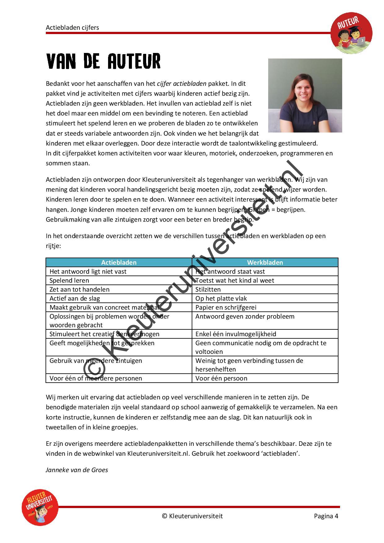 Actiebladen cijfers - Afbeelding 3