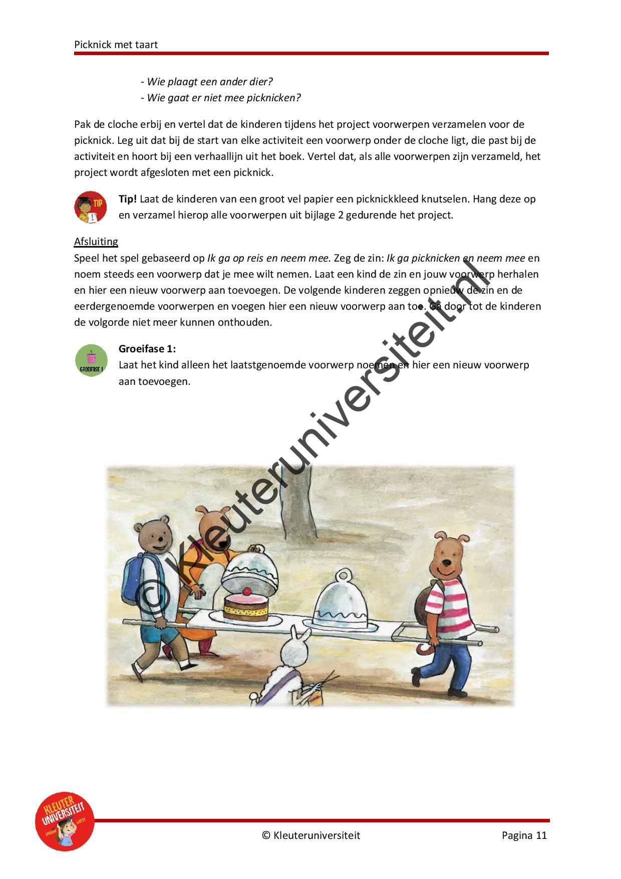Picknick met taart - Afbeelding 7