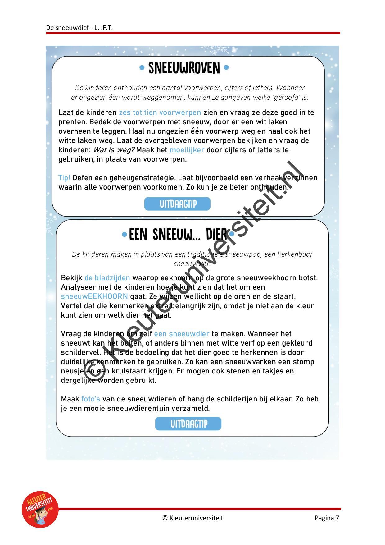 De Sneeuwdief - LIFT - Afbeelding 5