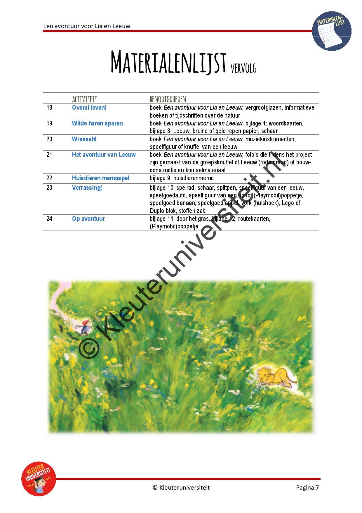 Een avontuur voor Lia en Leeuw - Afbeelding 6