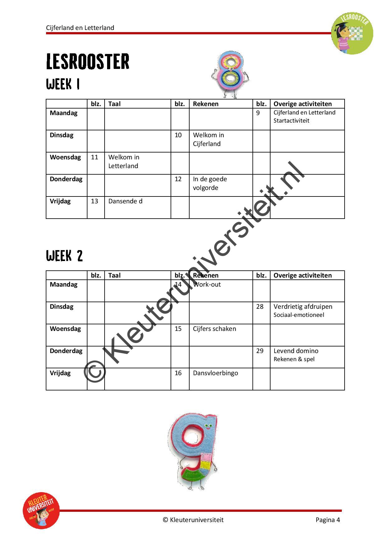 Cijferland en Letterland - Afbeelding 3