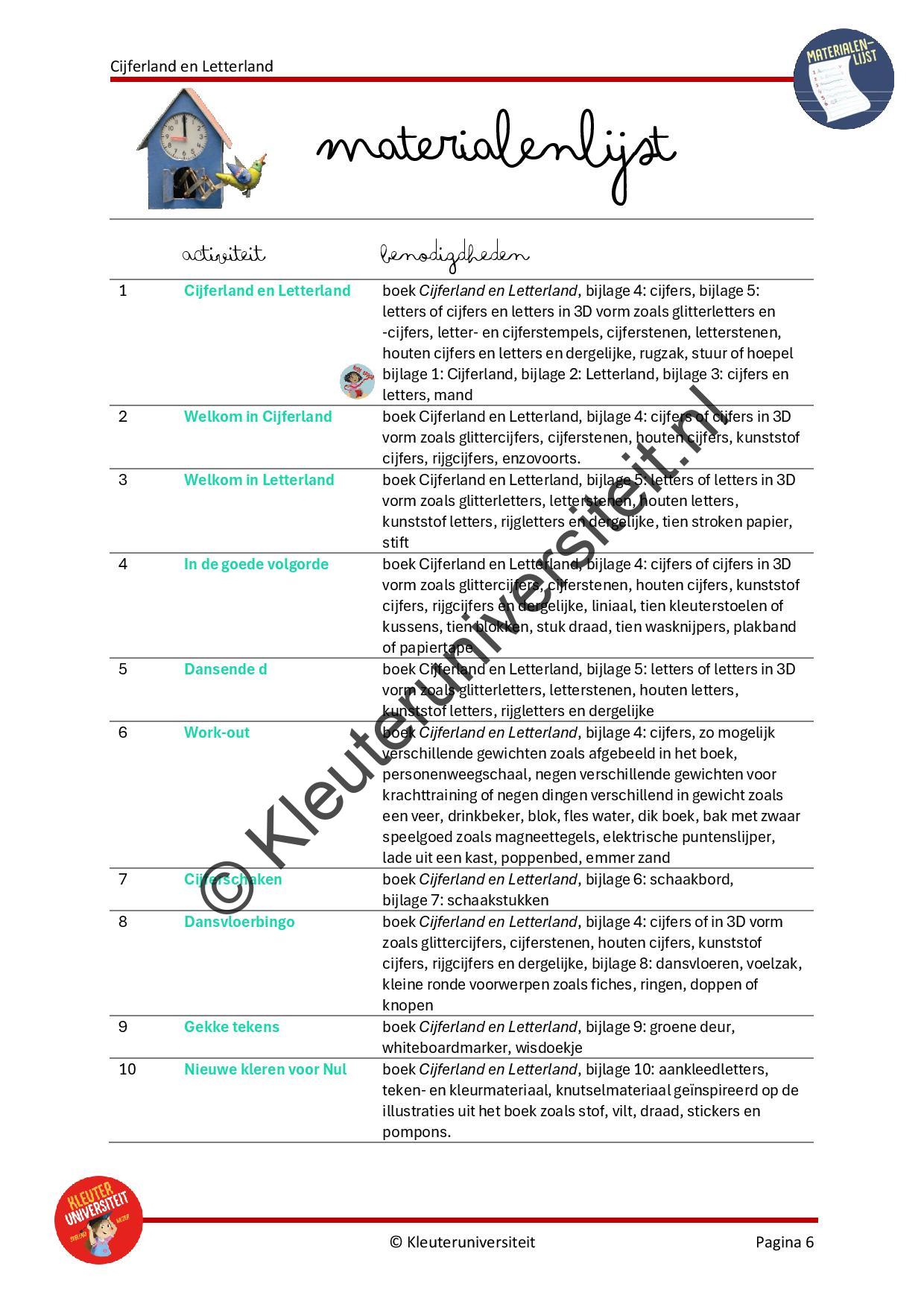 Cijferland en Letterland - Afbeelding 5