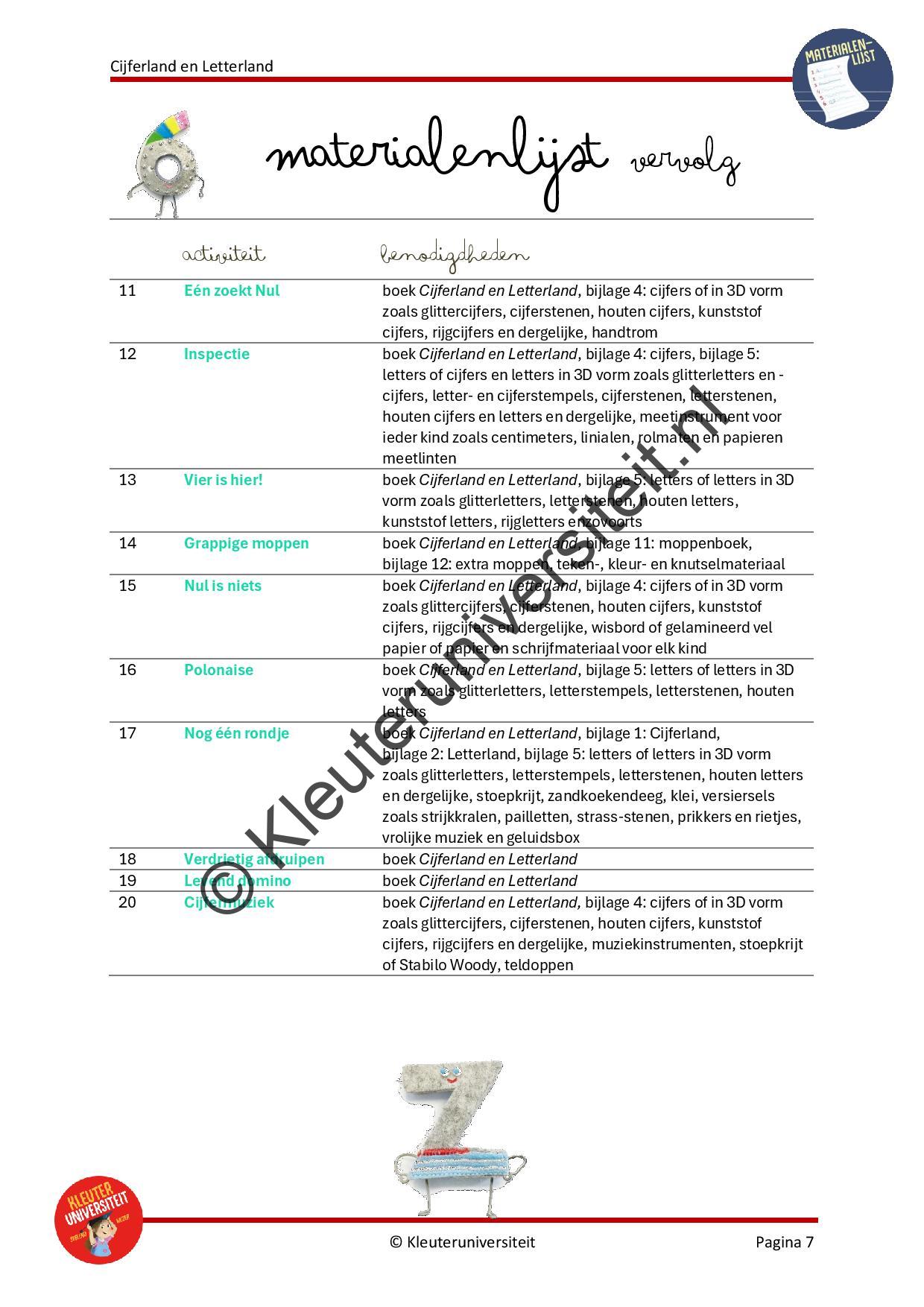 Cijferland en Letterland - Afbeelding 6