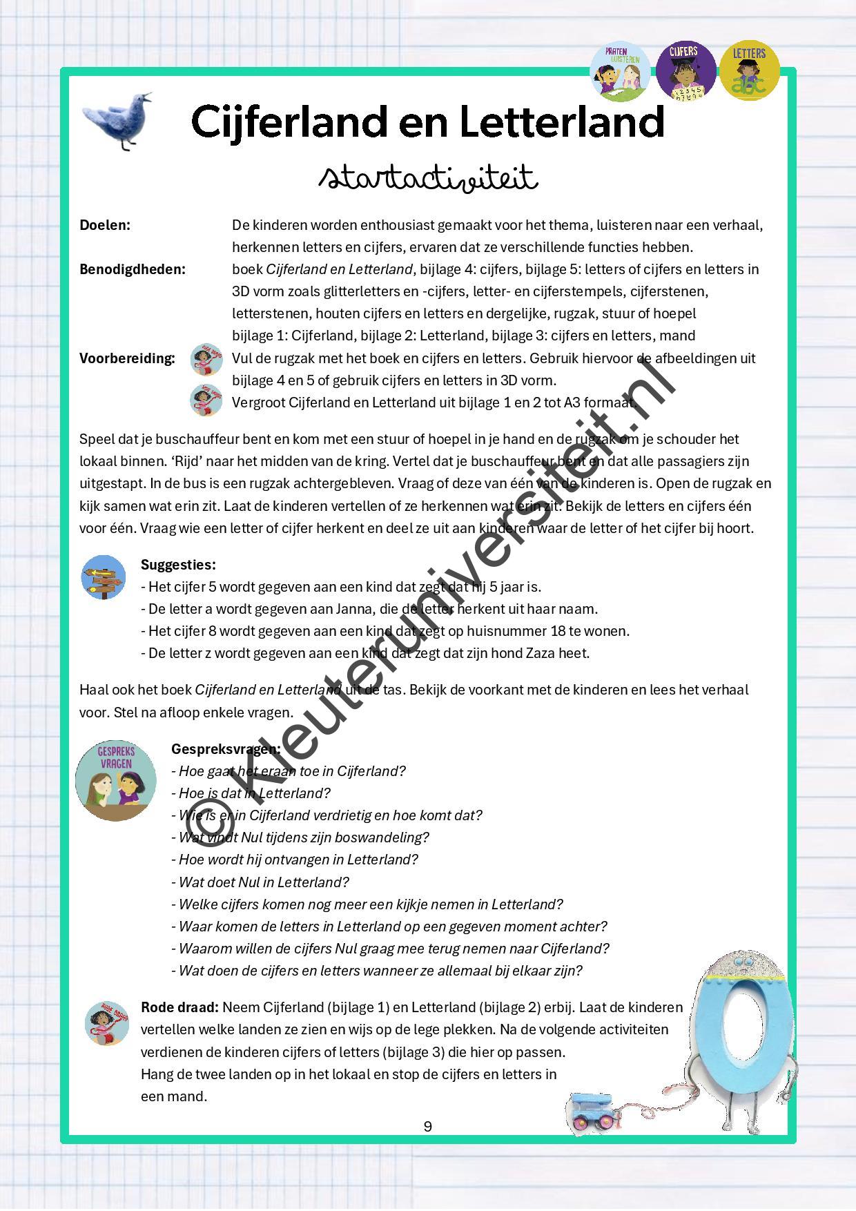 Cijferland en Letterland - Afbeelding 7