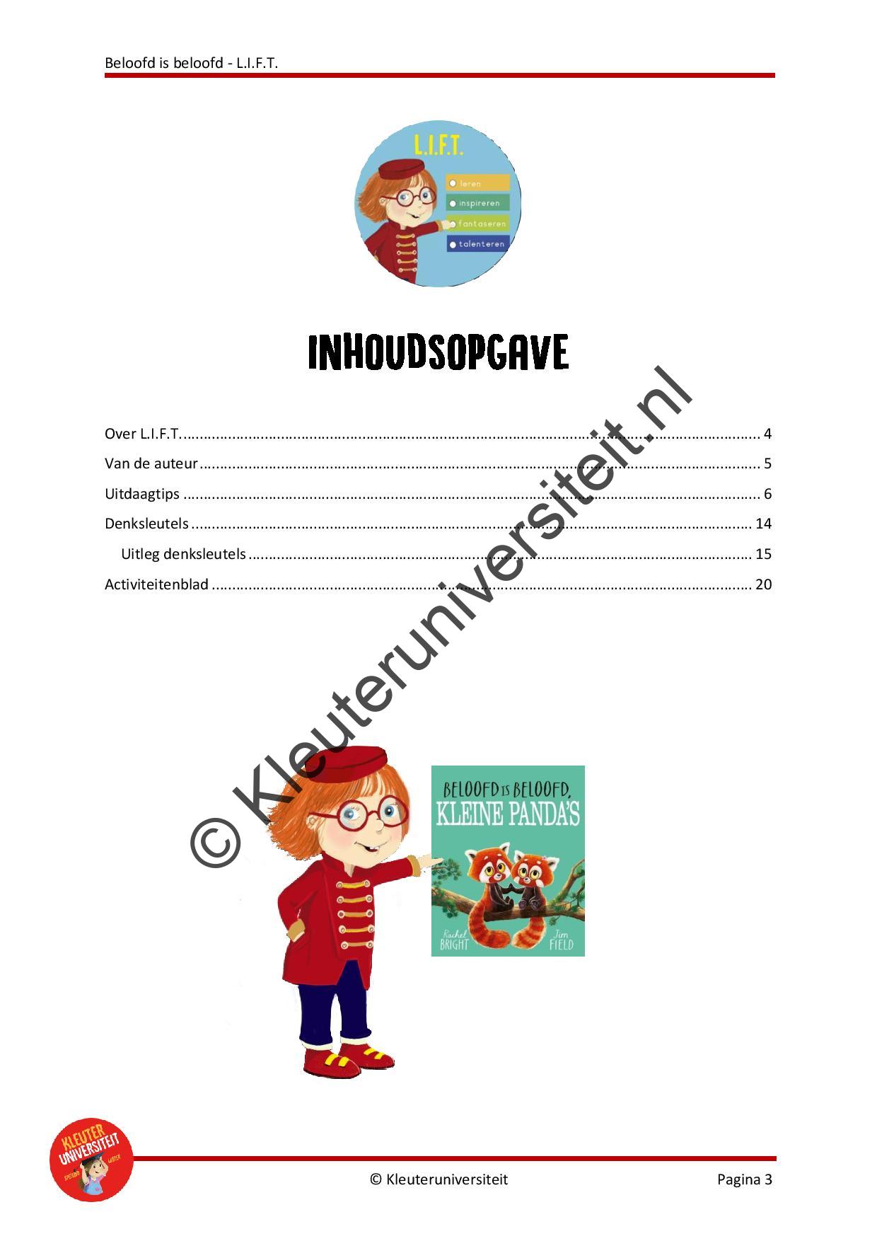 Beloofd is beloofd - LIFT - Afbeelding 2