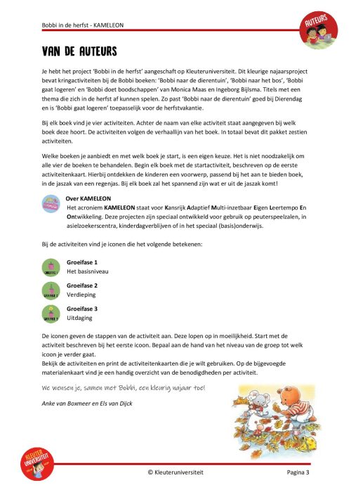 Bobbi in de herfst - KAMELEON - Afbeelding 2