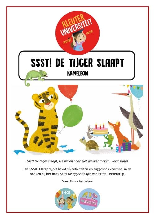 Ssst de tijger slaapt - KAMELEON