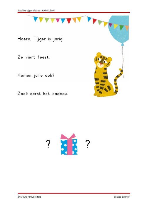 Ssst de tijger slaapt - KAMELEON - Afbeelding 5