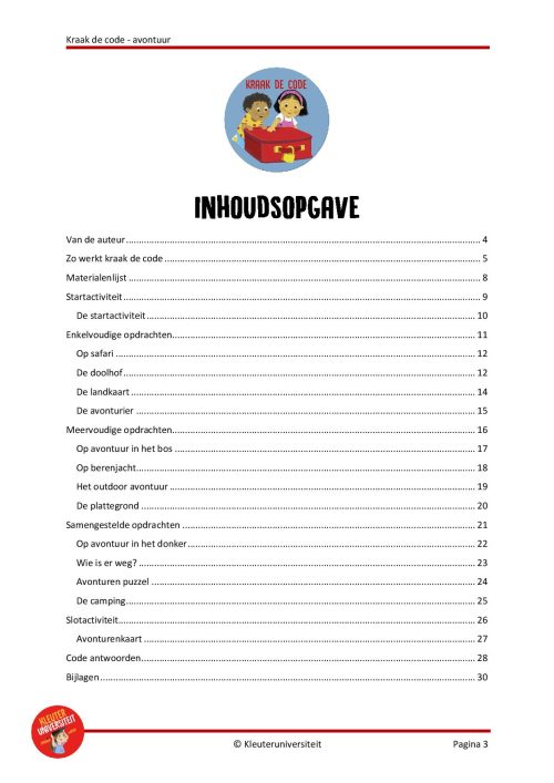 Kraak de code - avontuur - Afbeelding 2