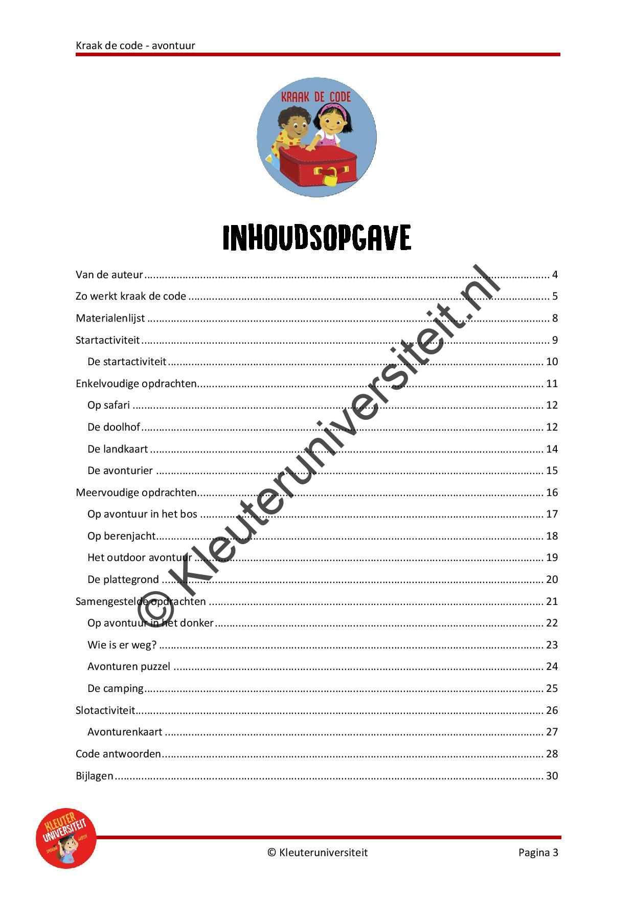Kraak de code - avontuur - Afbeelding 2