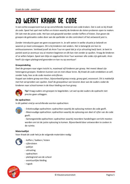 Kraak de code - avontuur - Afbeelding 4