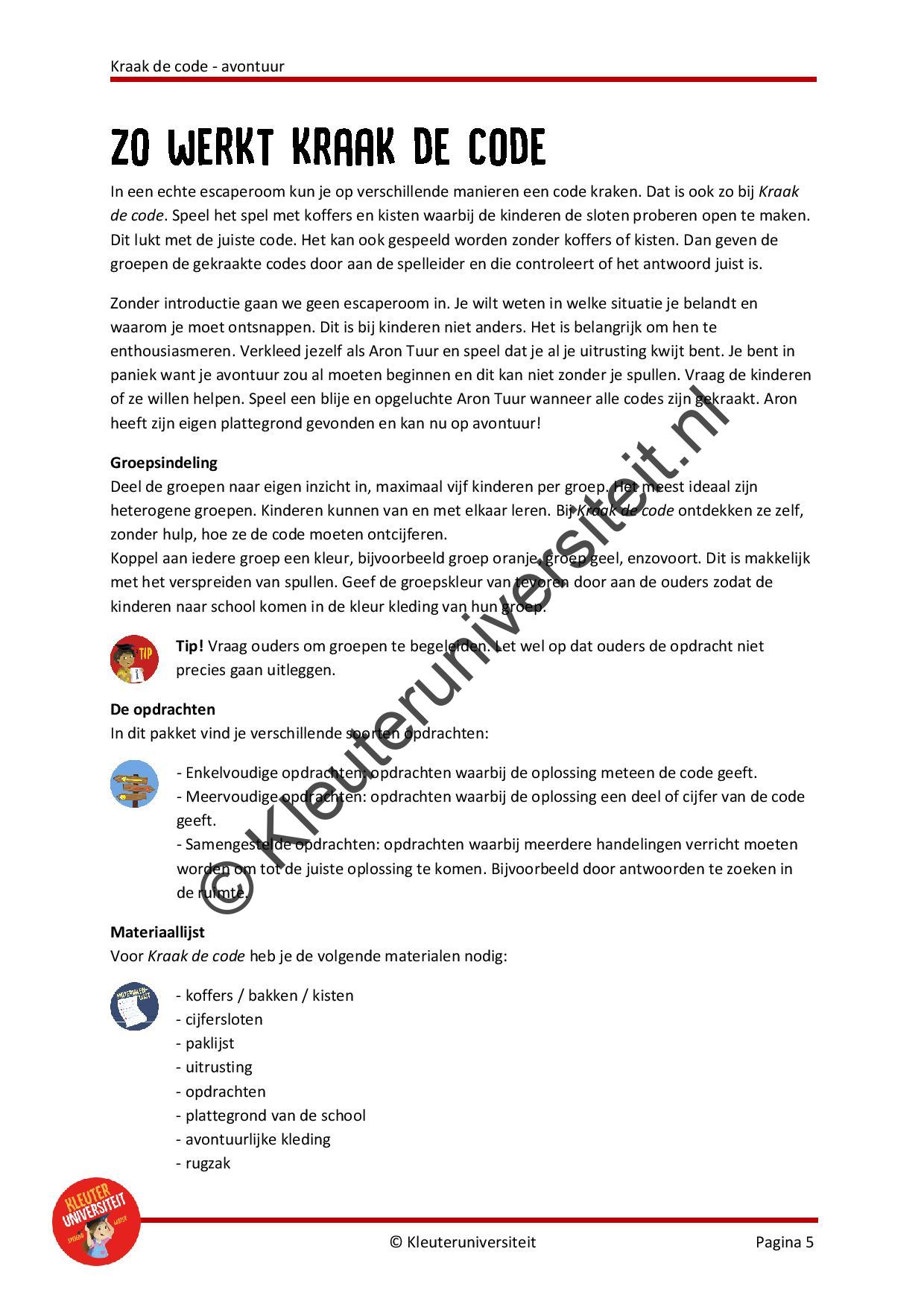 Kraak de code - avontuur - Afbeelding 4