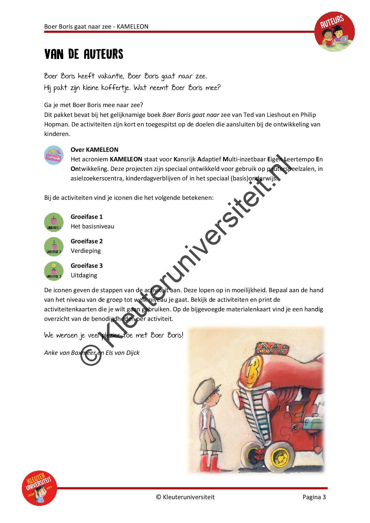 Boer Boris gaat naar zee - KAMELEON - Afbeelding 2