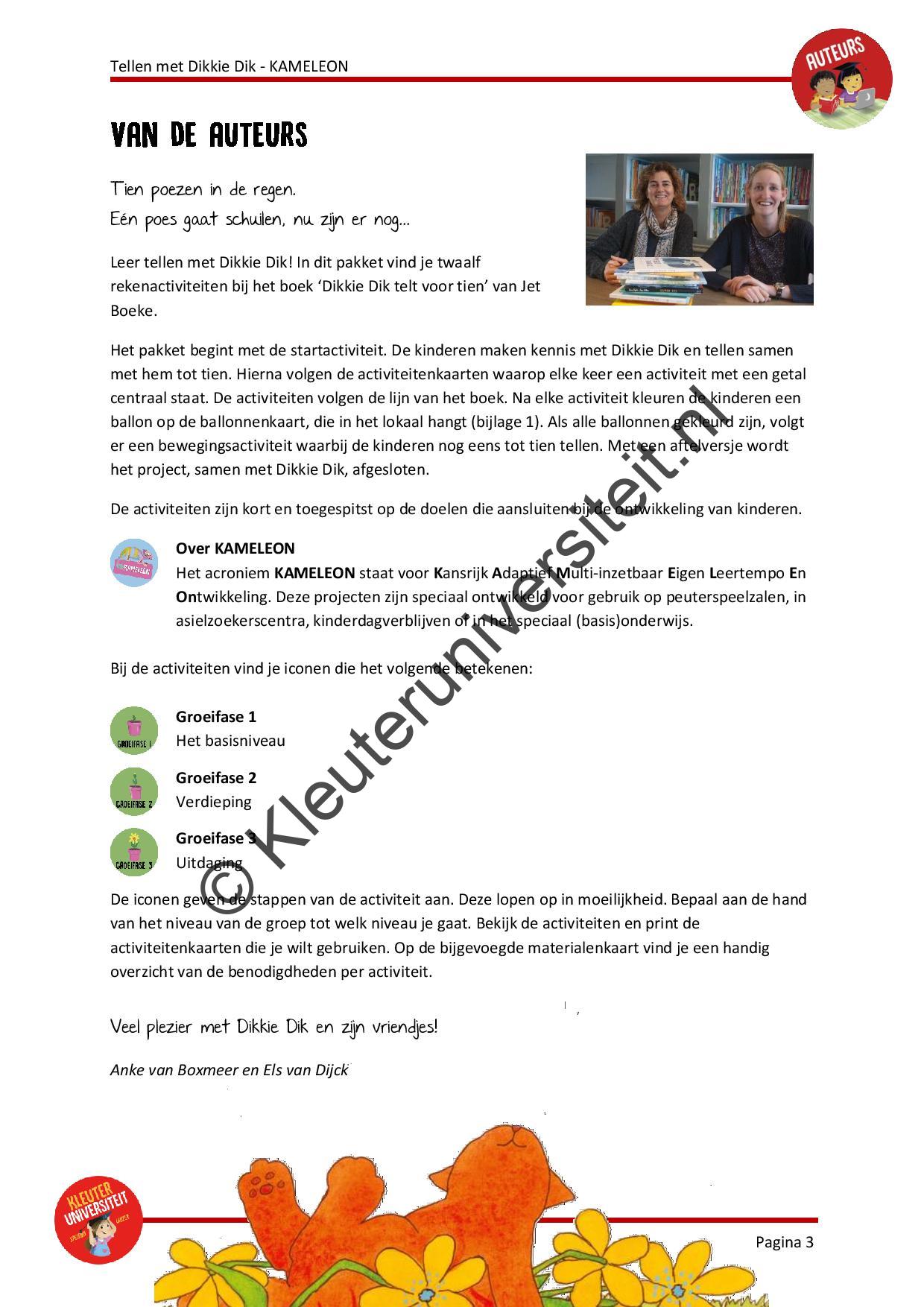 Tellen met Dikkie Dik - KAMELEON - Afbeelding 2