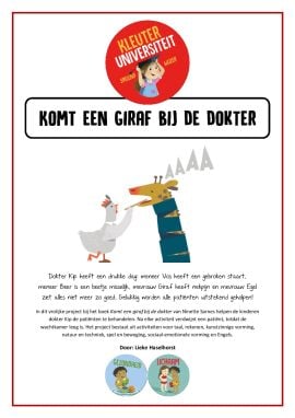 Komt een giraf bij de dokter