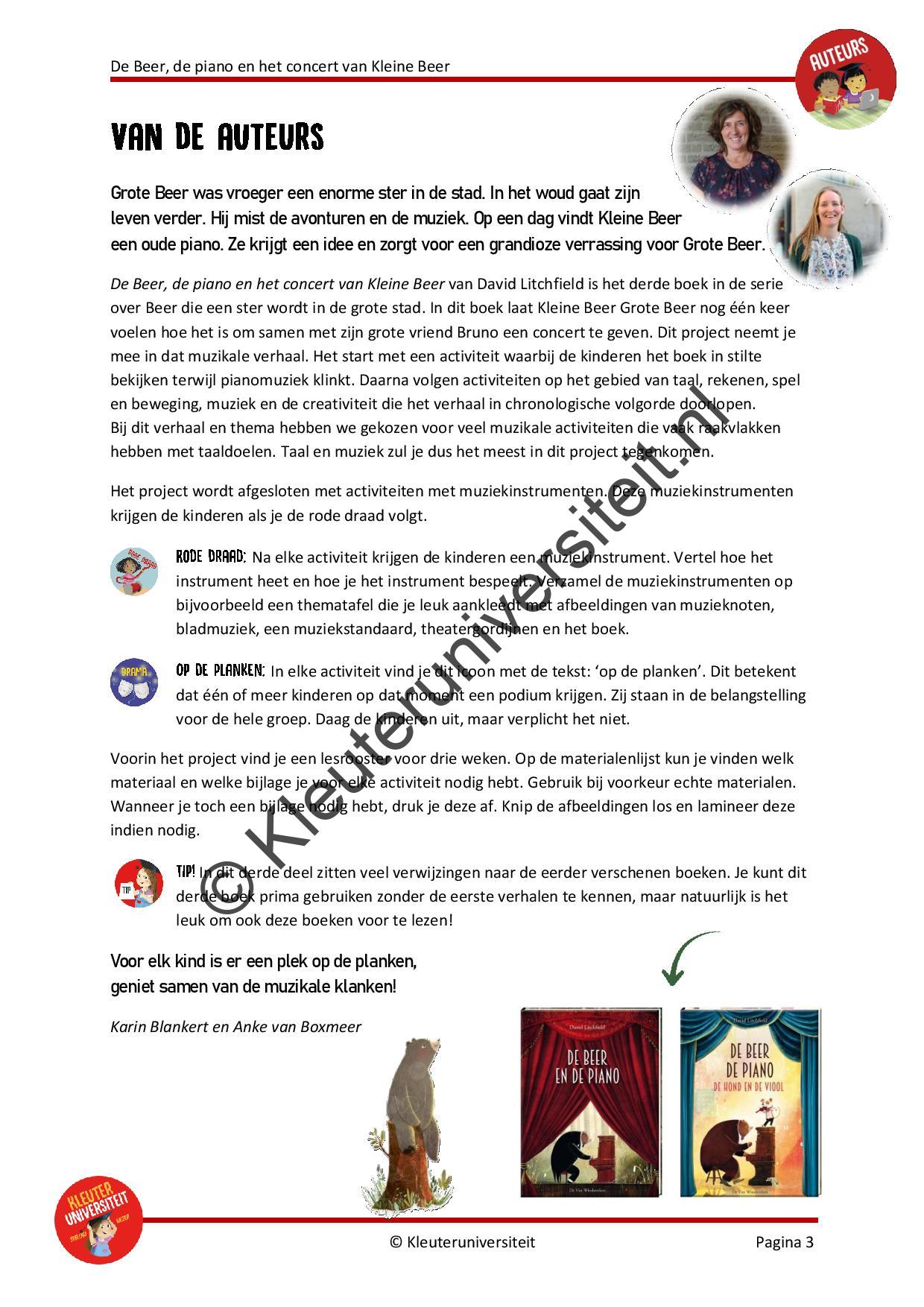 De Beer de piano en het concert van Kleine Beer - Afbeelding 2