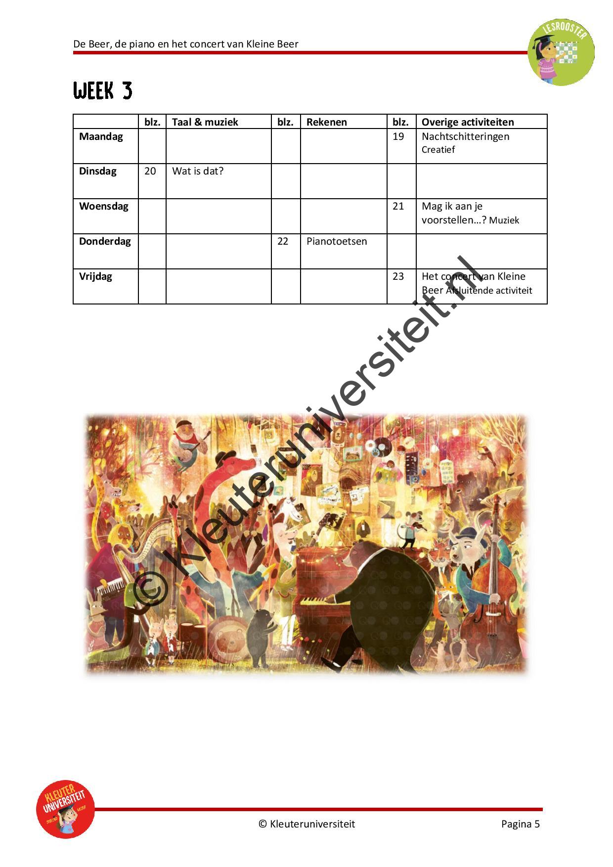 De Beer de piano en het concert van Kleine Beer - Afbeelding 4