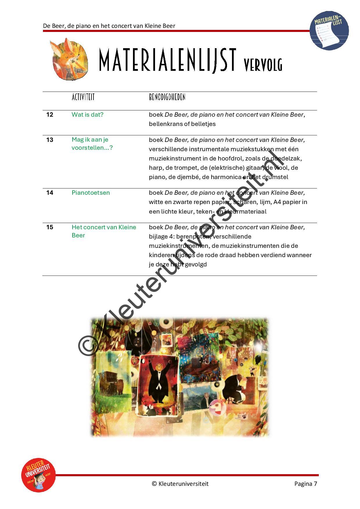 De Beer de piano en het concert van Kleine Beer - Afbeelding 6