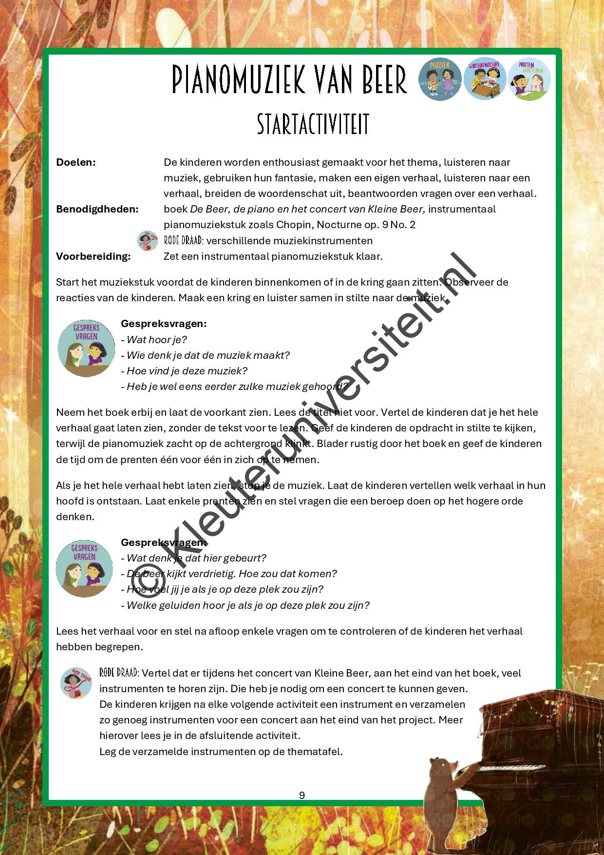 De Beer de piano en het concert van Kleine Beer - Afbeelding 7