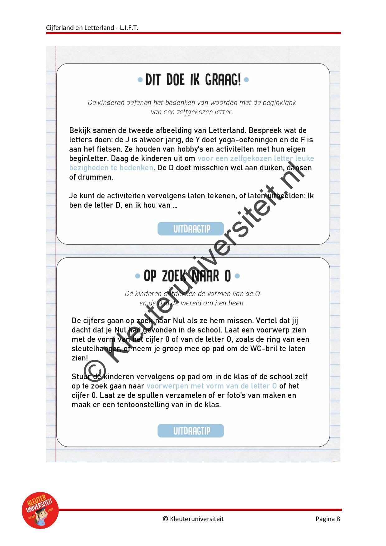Cijferland en Letterland - LIFT - Afbeelding 5