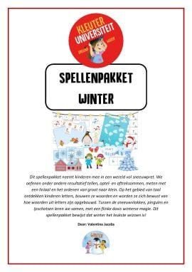 Spellenpakket winter