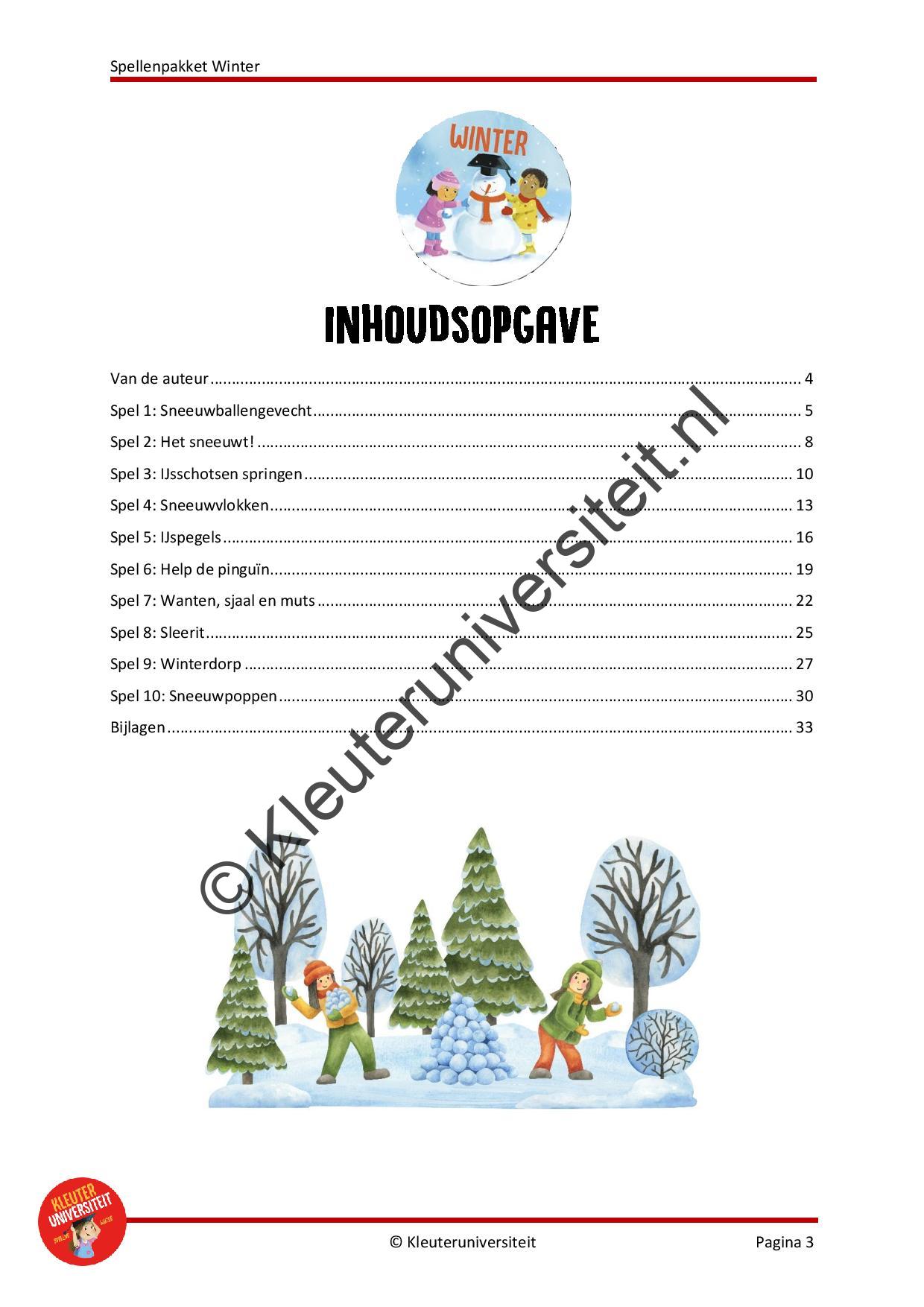 Spellenpakket winter - Afbeelding 2