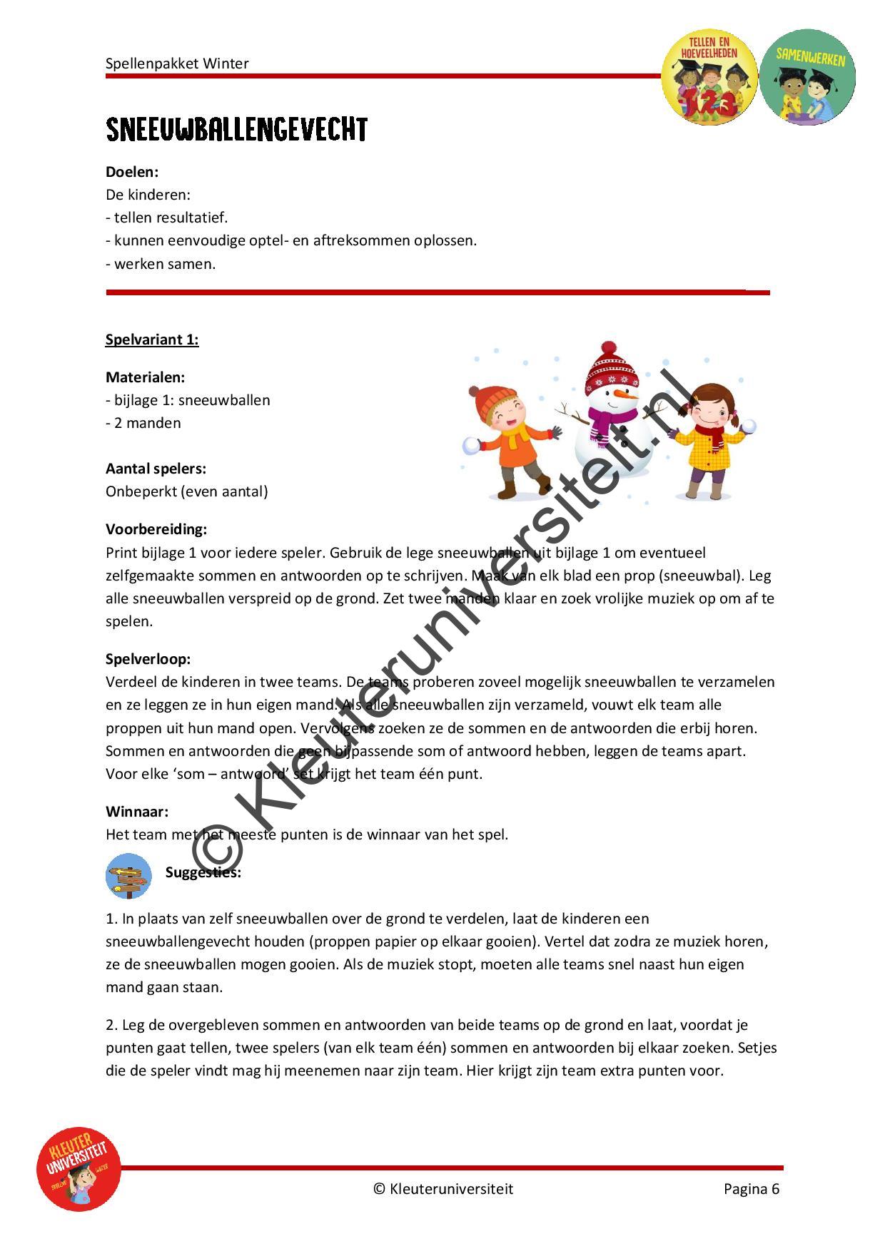 Spellenpakket winter - Afbeelding 4
