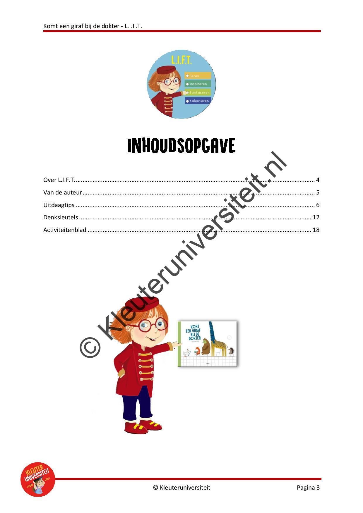 Komt een giraf bij de dokter - LIFT - Afbeelding 2