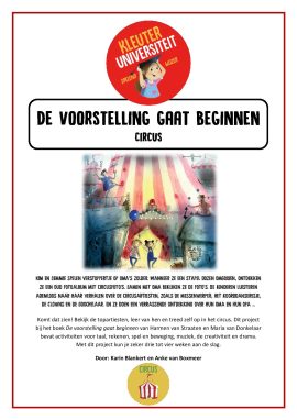 De voorstelling gaat beginnen