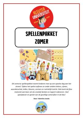 Spellenpakket zomer