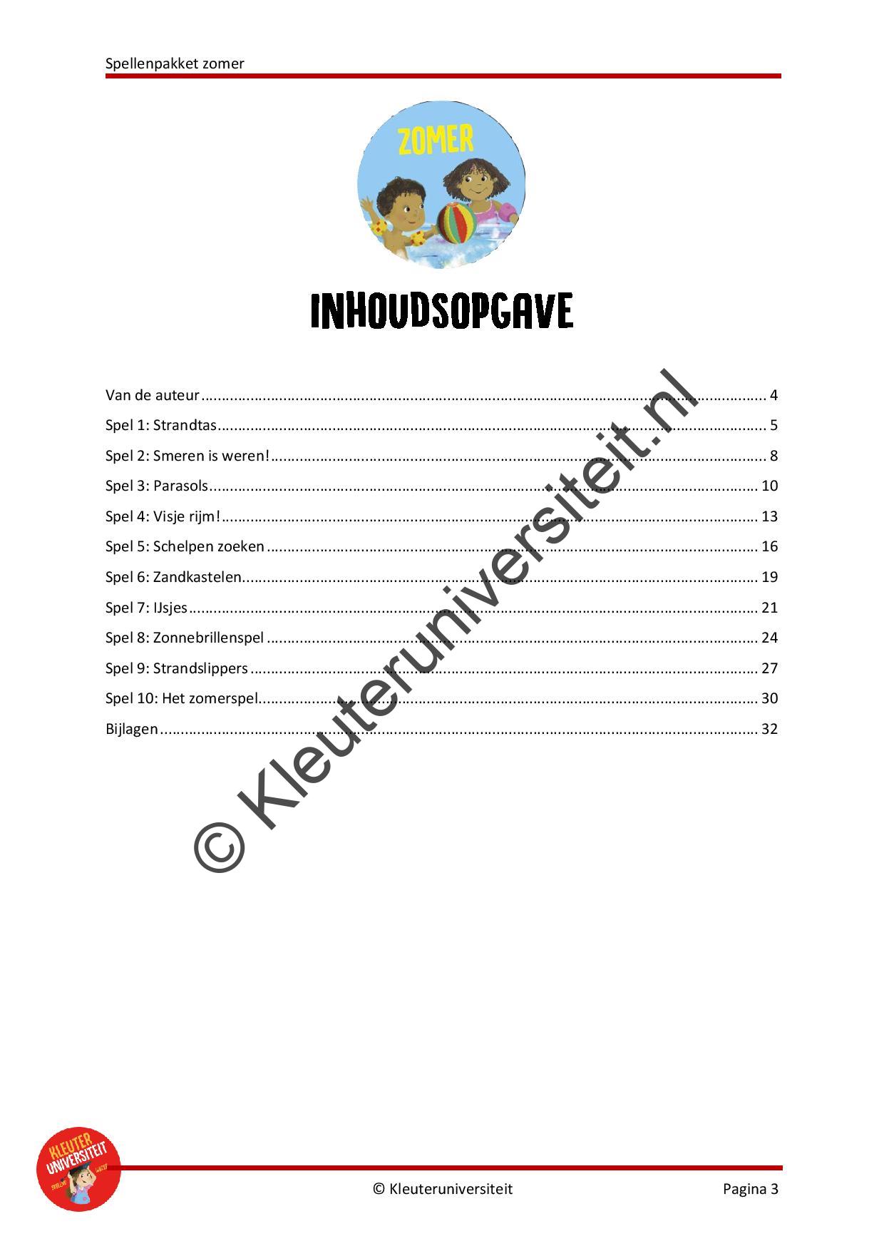 Spellenpakket zomer - Afbeelding 2