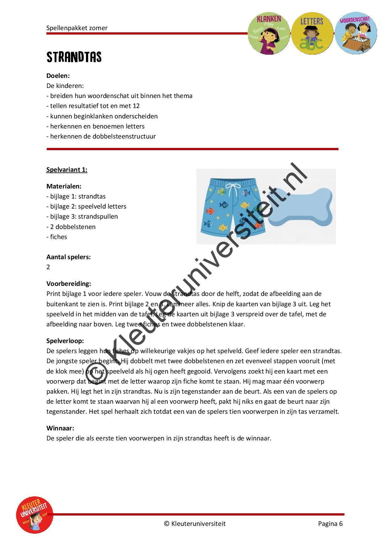 Spellenpakket zomer - Afbeelding 4