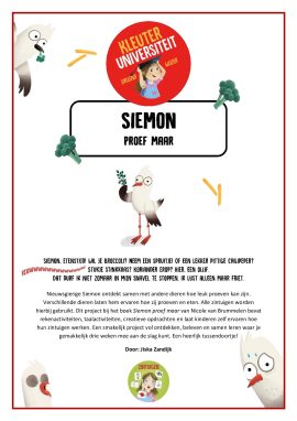 Siemon proef maar
